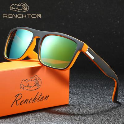 TEMU Renekton Sporty Square Fashion Fashion Glasses For - Protection, Blue-tinted Lenses, Ideal For Fishing, Driving, Design, Gift Box Included Image
