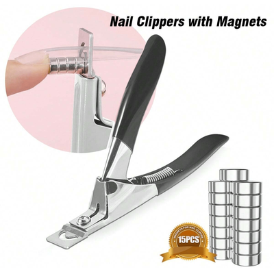 TEMU A U-shaped Nail Clipper, Sharp- Nail And Toenail Scissors, Thick Nail Clippers, Stainless Steel Toenail Clippers, Suitable For Trimming Nails And Toenails. Image