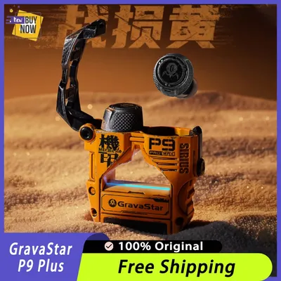 GravaStar P9 Plus Wireless Bluetooth Earphone Portable Noise Reduction E-sports Gaming Earphone Hifi Sound Stereo RGB Light Gift