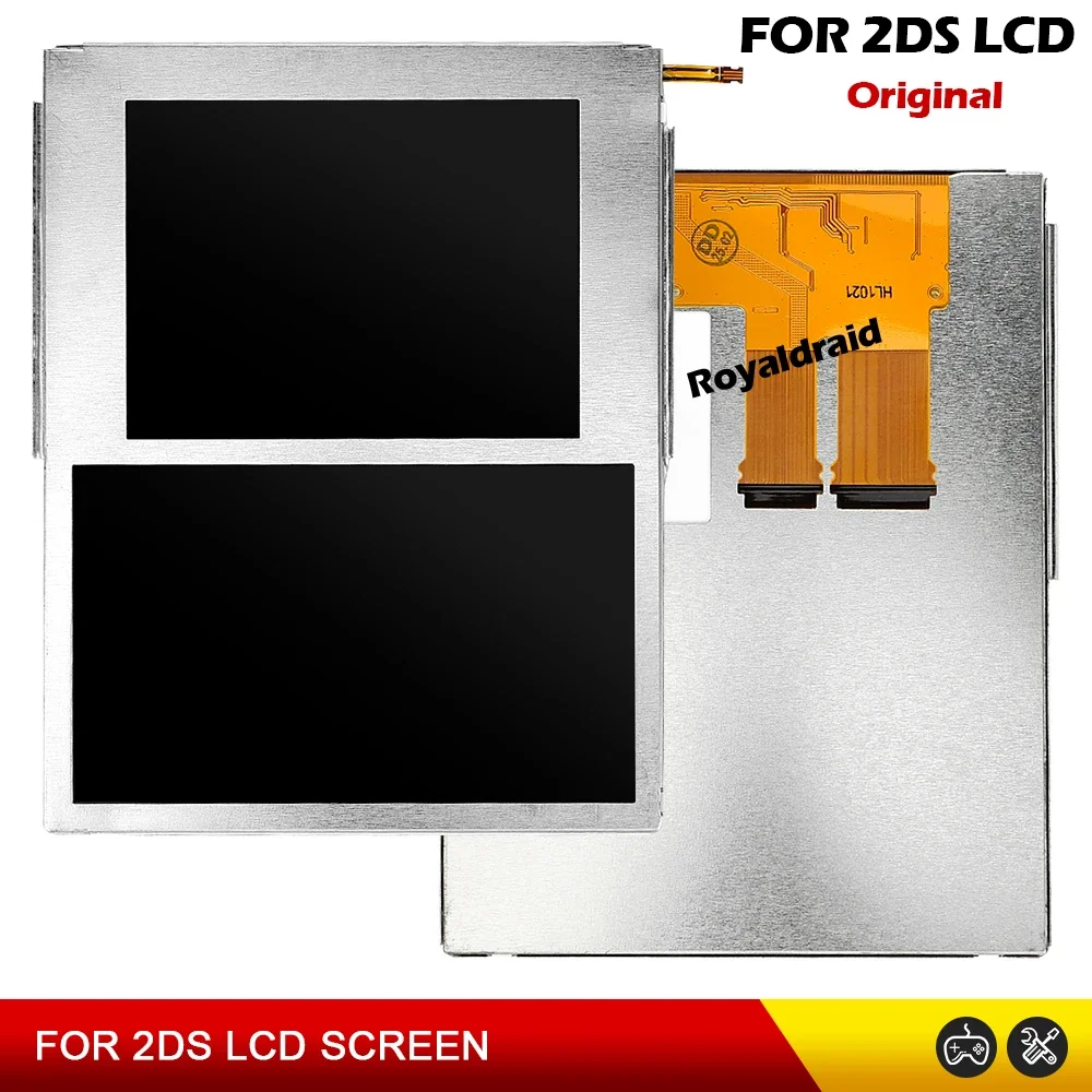 Original Top Bottom LCD Display Screen for 2DS Replacement LCD Screen High Quality for 2DS XL Gaming Console Repair Parts