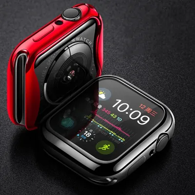 Abdeckung für Apple Uhr Fall 44mm/40mm 42mm/38mm Zubehör weiche Alle-um TPU stoßstange Screen Image