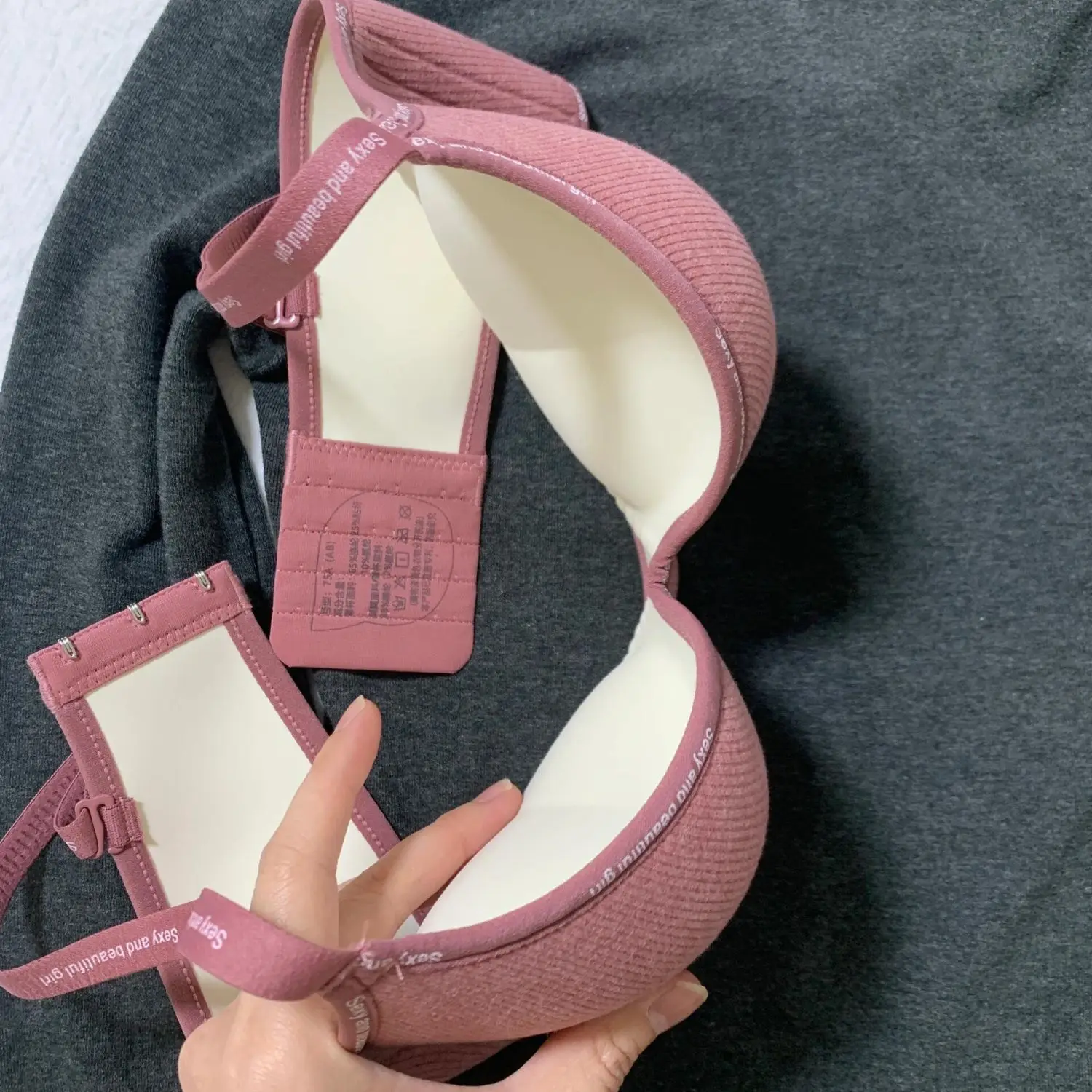 Kabelloser Push-up-BH, A-C-Cup, nahtlos, unsichtbar, Bralette mit 3D-Pads, Anti-Durchhängen, Komfort für kleine Brüste, keine Spurenunterwäsche Image