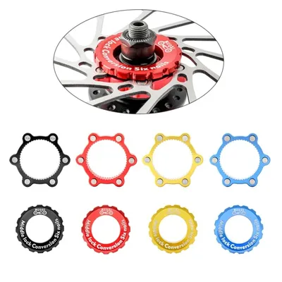 Fahrrad Center Lock Zu 6-Loch Adapter Mountainbike Hub Center Lock Umwandlung MTB Disc Bremsscheibe Adapter Bremse teil