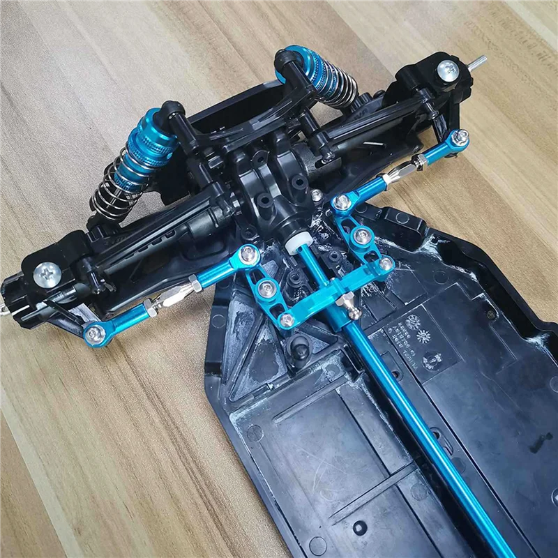 Heißer Verkauf 2X Aluminium Legierung Kugellager Kurbel Lenkung Set Für Tamiya TT02B TT-02B 1/10 RC Auto Upgrade Teile Zubehör Image