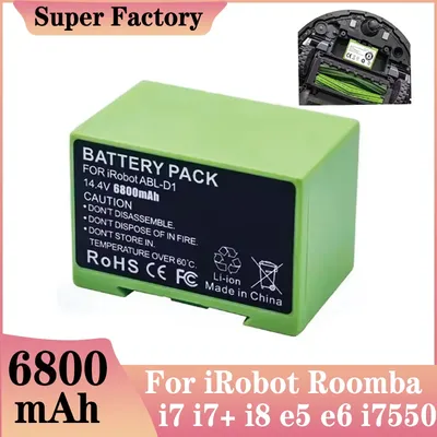 Ersatzakku ABL-D1 ABL-D2 für iRobot Roomba i7 i7+ 5150 e6198 i8 e5 e6 i7550 i 755020 i7158 i7558 Image