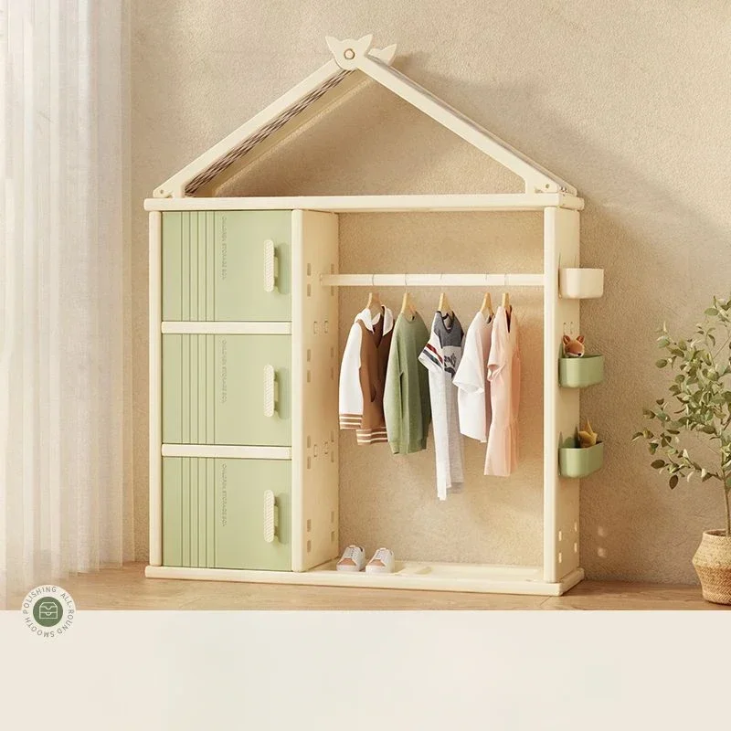 Babygarderobe, Klassifizierungs- und Aufbewahrungsregal für Kinderspielzeug, Organisation der Kindergarderobe, Haushaltsgebrauch