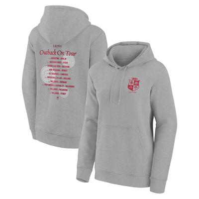 British & Irish Lions 2025 Tour Fixtures Grafik-Hoodie – Grau – Damen Image