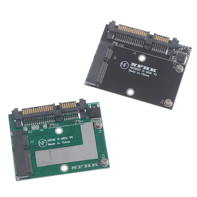 Halb Höhe MSATA Mini Pcie SSD Zu 2.5 ''SATA3 6,0 gps Adapter Konverter Karte Image