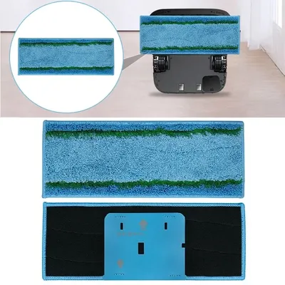 2 Stück verbesserte m6 Nass wisch pads für irobot braava jet m6 Serie ultimative Roboter mops wasch Image
