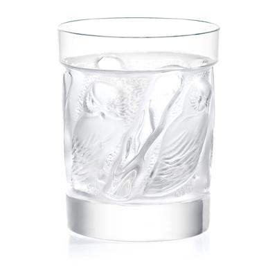 Lalique Owl Old Fashion Tumbler