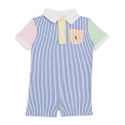 Ralph Lauren Kids Cotton Striped Playsuit