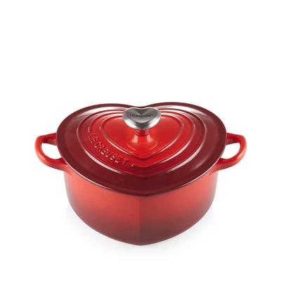 Le Creuset Heart Shape Cast Iron Casserole Dish