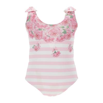 Monnalisa Rose Print Swimming Costume