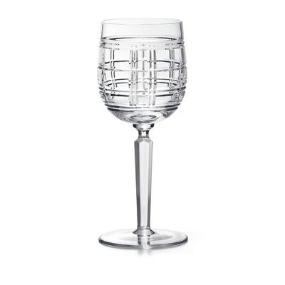 Ralph Lauren Home Hudson Plaid White Wine Glass