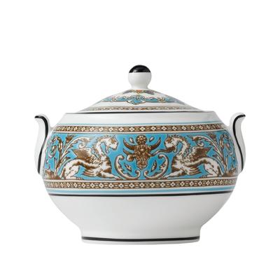 Wedgwood Florentine Turquoise Sugar Box