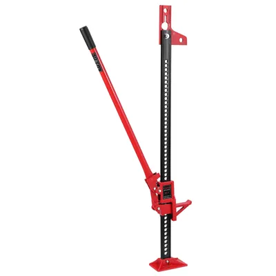 Car Jack 48/60 inch Ratcheting Off Road Utility Farm Jack,3.2 Ton Capacity High Lift Farm Jack for