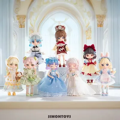 Liroro Fairy Tale House Series 12 Point Bjd Joint Doll Blind Box Movable Action Figures Figurine