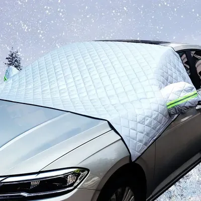 Waterproof Cover Exterior Car Covers Outdoor Half Awning Anti-Snow Windshield Proof Protective