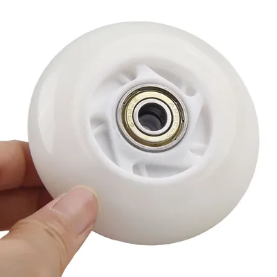 64/70/72mm Outdoor Inline Hockey Skate Wheels With Bearing Glitter Wheels LED Lighting Skating Wheel