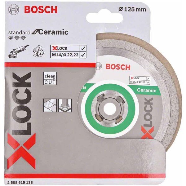 BOSCH Trennscheibe »X-LOCK Standard for Ceramic« 12.5 cm