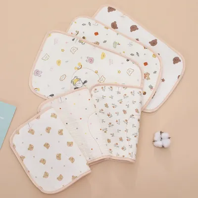 Newborn baby cloud pillow flat pillow cartoon cute anti-spit milk pillow baby pillow baby pillow