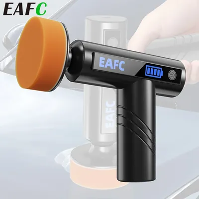 EAFC New Wireless Car Polisher Machine Handheld Portable Electric Polishing Wax Tool Cordless Auto