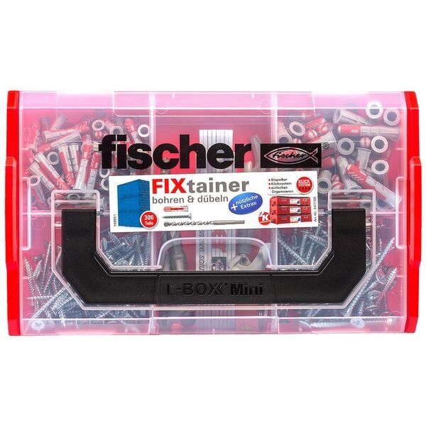 fischer Dübel- und Schrauben-Sortiment »FixTainer« 306 Stück