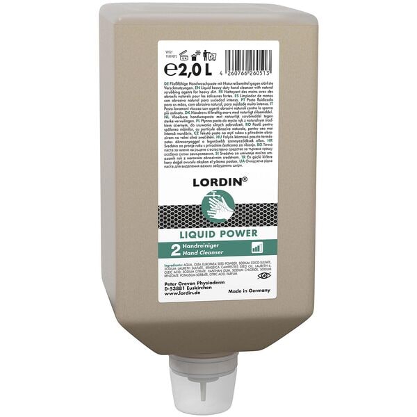 Physioderm Handwaschpaste »LIQUID POWER« 2,0 L grau