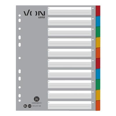 VON Ordnerregister 10-teilig A4 Überbreite Karton, 29.7 cm Image