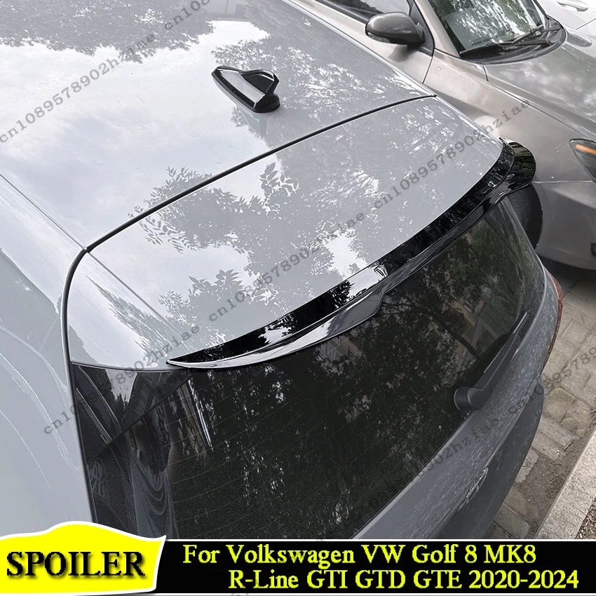 Maxton Style Per Volkswagen VW Golf MK8 R-Line GTI GTD GTE 2020-2024 Spoiler Posteriore Ala Spoiler Posteriore Tappo Tronco Tronco Labbro Estensione