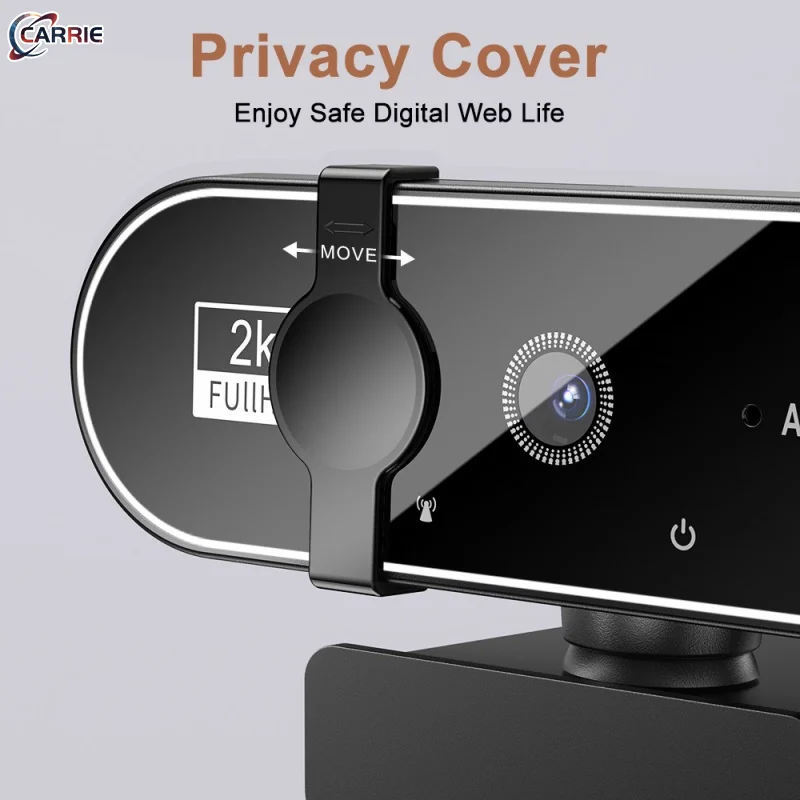 Webcam 4K 1080P Mini caméra 2K Full HD Webcam avec Microphone 30fps caméra Web USB pour mise au point automatique PC ordinateur
