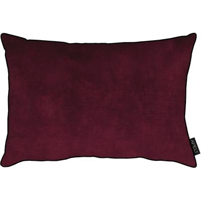 Dekokissen APELT "Ruby" Gr. 1, rot (bordeaux, unifarben), B:35cm H:5cm L:45cm, Polyester, Dekokissen_Sitzkissen_Kissenhüllen, Kissenhülle mit Füllung, 1 Stück Image