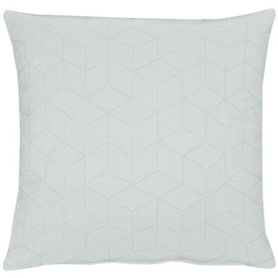 Dekokissen APELT "7901 Uni Fleck" Gr. 2, blau (türkis, gemustert, unifarben), B:48cm L:48cm, Polyester, Kunstfaser, Dekokissen_Sitzkissen_Kissenhüllen, Kissenhülle mit Füllung, 1 Stück Image