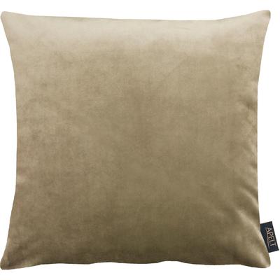 Dekokissen APELT "Arte" Gr. 1, grau (taupe, unifarben), B:46cm L:46cm, Polyester, Dekokissen_Sitzkissen_Kissenhüllen, Kissenhülle ohne Füllung, 1 Stück Image