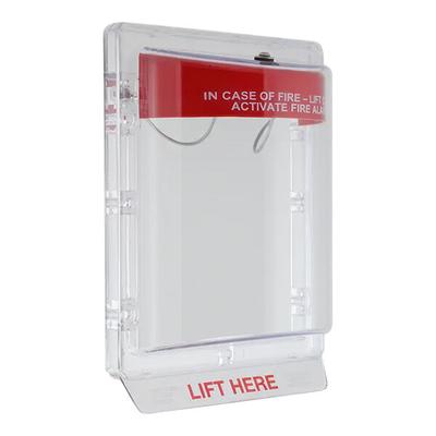 Safety Technology International Stopper II Indoor Flush-Mount Fire Pull Station Cover STI-1200