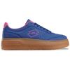 Sneaker LOTTO, Gr. 39, lila (violet, pink), Synthetik, mehrfarbig, sportlich, Schuhe, - auf Honigfarbener Plateau-Sneakersohle