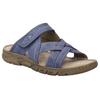 Pantolette JOSEF SEIBEL "Brenda 10", Damen, Gr. 42, blau (dunkelblau), Leder, casual, Schuhe, mit weichem Lederfutter