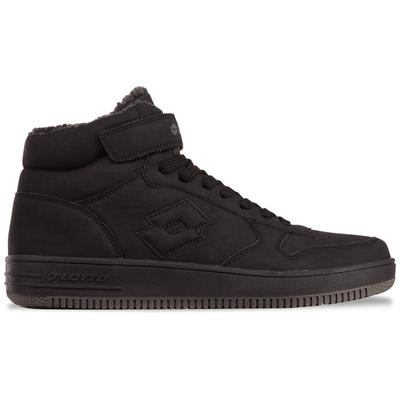 Sneaker LOTTO, Gr. 46, schwarz (schwarz, dunkelgrau), Synthetik, sportlich, Schuhe, - mit wärmendem Innenfutter Image