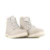 Schnürboots PALLADIUM "PAMPA DUO CHROME", Gr. 37, grau (natural grau), sportlich, Schuhe