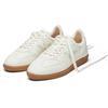 Sneaker FLAMINGOS LIFE "BURELA SLIM", Gr. 42, weiß gum, Synthetik, Textil, sportlich, Schuhe, veganer Sneaker, Obermaterial aus 70% Maisresten