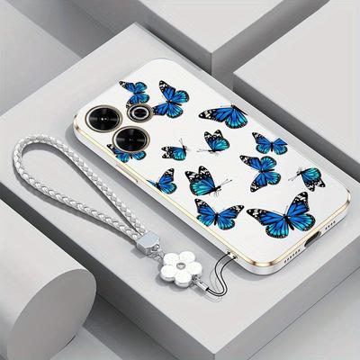 TEMU Flapping 13 4g Electroplate Case For Redmi 13 4g With Elegant Entertainment Image