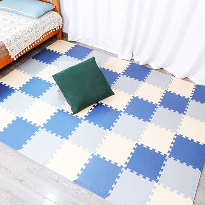 TEMU 22pcs Interlocking Foam Floor Tiles - Installation, Durable Plastic, Home Renovation & Crawling Mats Image