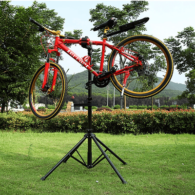 TEMU Costoffs Height-adjustable Bicycle Assembly Stand Repair Stand Bicycle Assembly Stand . Aluminum Tool Tray Image