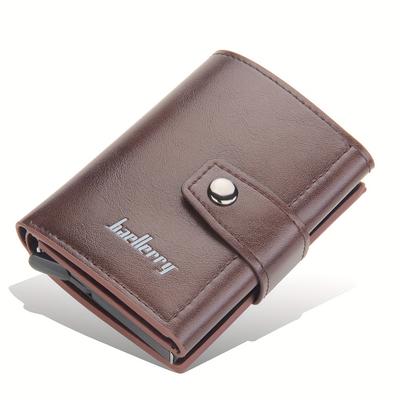 TEMU 14-slot Anti-theft And Anti-magnetic Clasp Credit Card Holder With Multiple Card Compartments For . Image