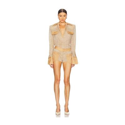 Sahara Shirt And Shorts - Natural - The Dolls House Jumpsuits