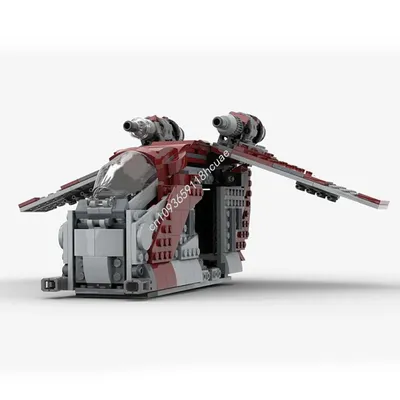 434PCS Moc Star Schlacht Republik Gunship Modell Bausteine Ziegel Diy Kreative Montage Pädagogisches Spielzeug Kind Geschenk Image