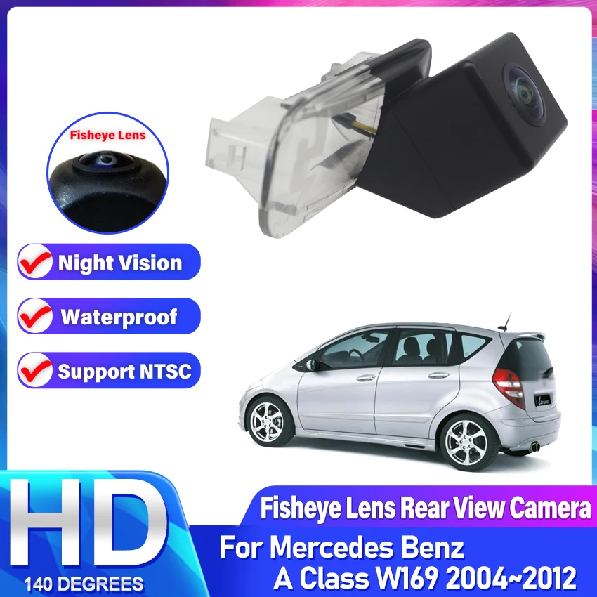 Backup Rückansicht kamera kennzeichen kamera parkplatz Kamera Für Mercedes Benz A-Klasse W169 2004 ~ 2007 2008 2009 2010 2011 2012 Image