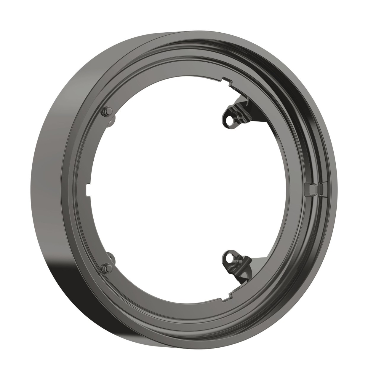 Hansgrohe Verlängerungsrosette AXOR ShowerSelect ID rund 22 mm polished black chrome, 13646330 13646330 Image