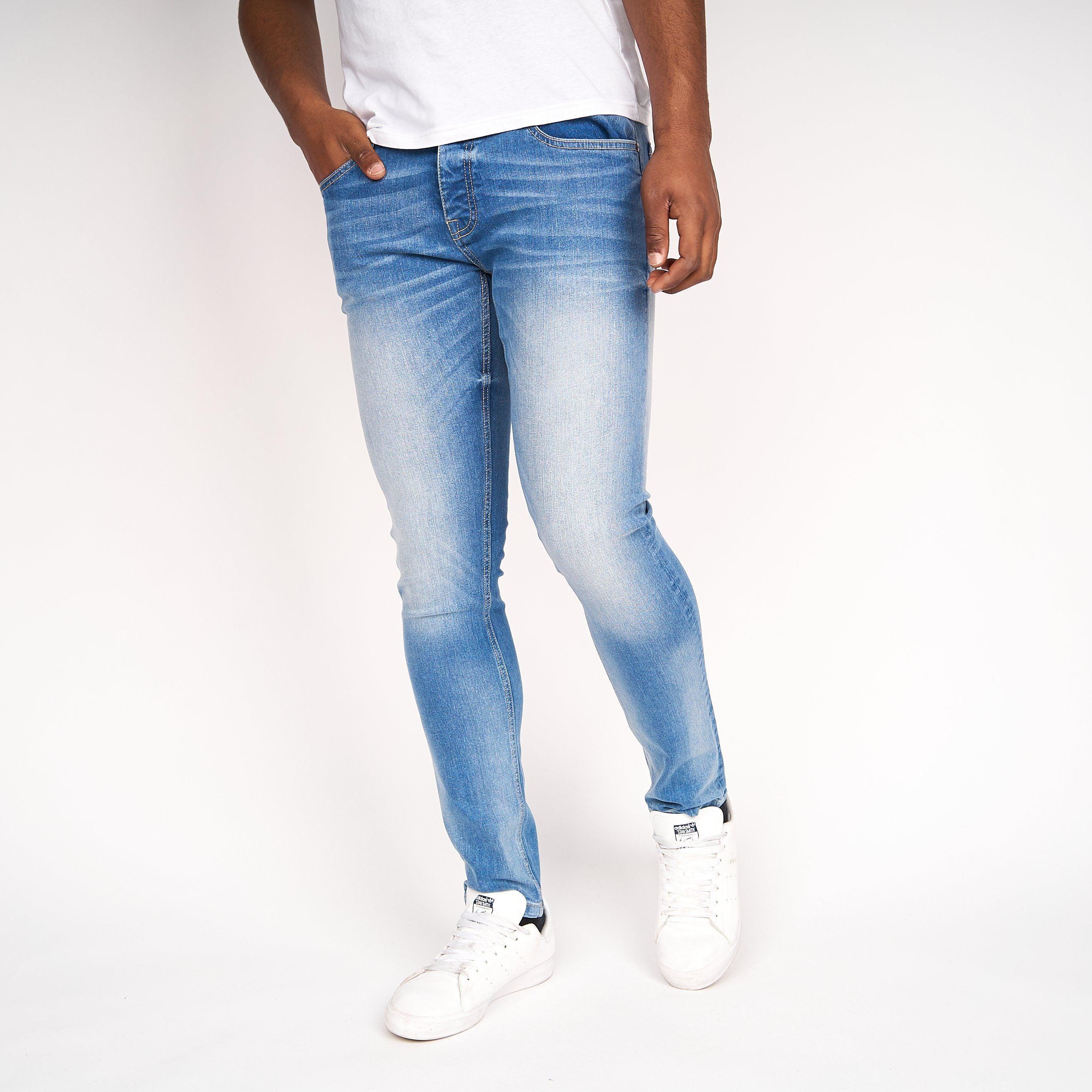 Crosshatch - "Barbeck" Jeans für Herren (Helle Waschung) Image