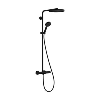 Hansgrohe Showerpipe Pulsify S Puro 260 1jet EcoSmart Brausethm. Aufputz HB 3jet mattschwarz, 2423 24237670 Image